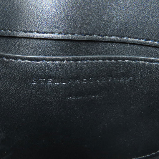 Stella McCartney Shoulder Bag Polyurethane beige logo Women Used Authentic