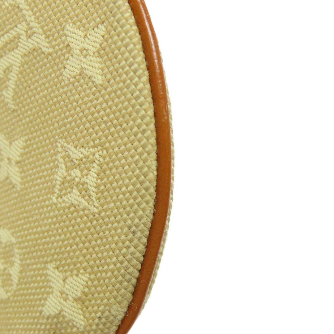 LOUIS VUITTON Coin case M92452 Monogram mini run beige Portonet Ron Women Used Authentic