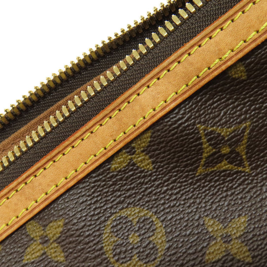 LOUIS VUITTON Tote Bag M40145 Monogram canvas Brown PalermoPM Women Used Authentic