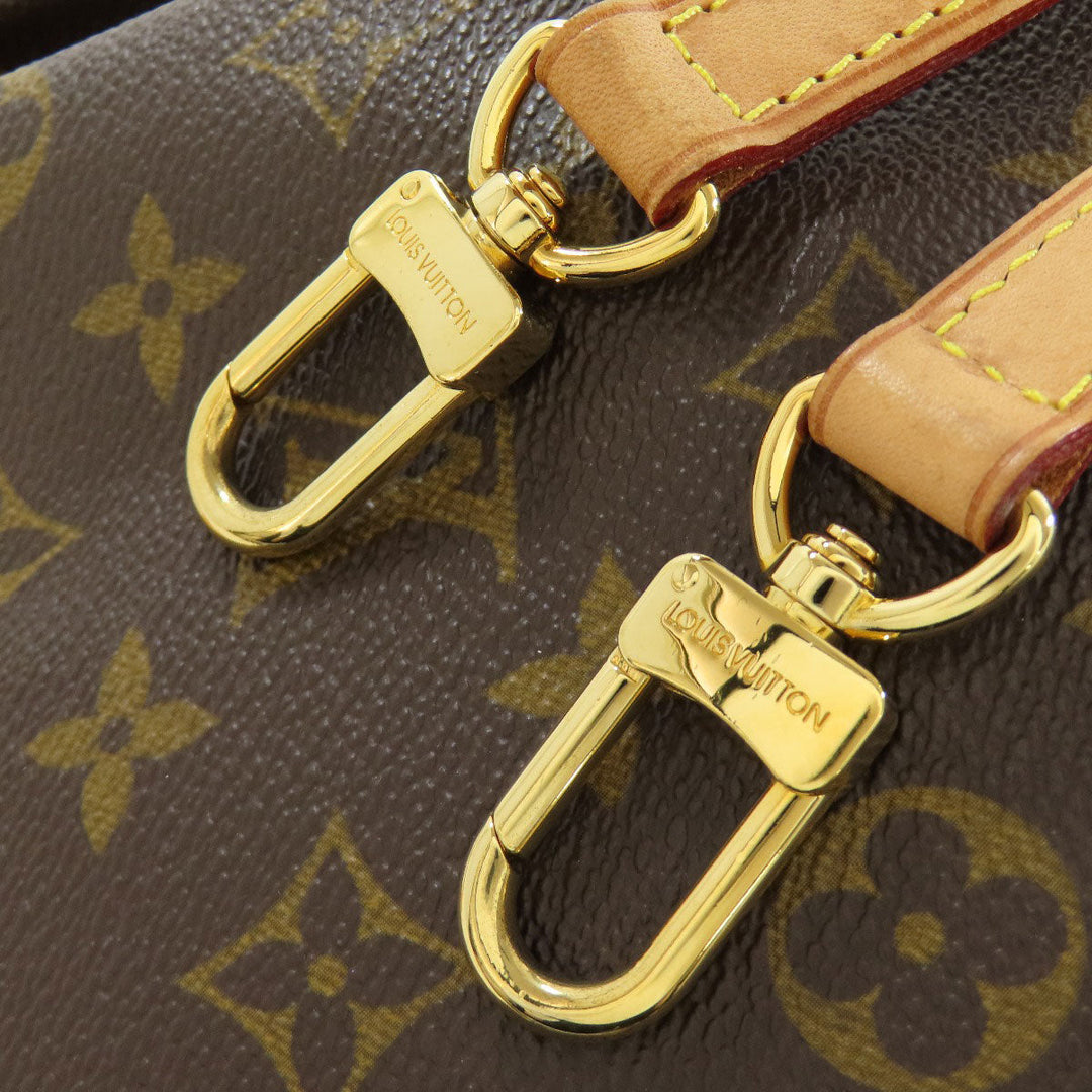 LOUIS VUITTON Tote Bag M40145 Monogram canvas Brown PalermoPM Women Used Authentic