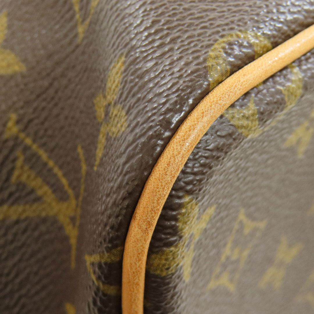 LOUIS VUITTON Tote Bag M40145 Monogram canvas Brown PalermoPM Women Used Authentic