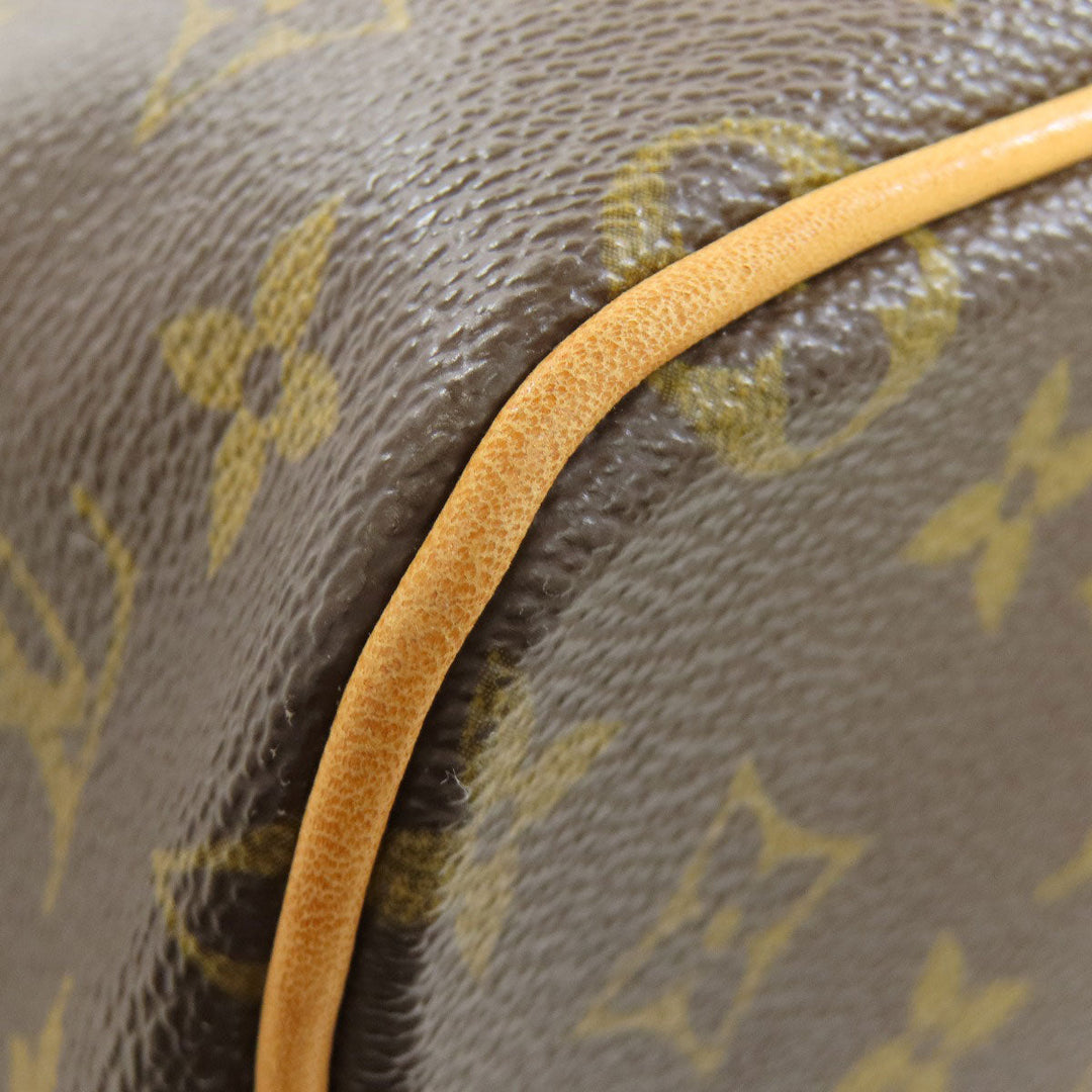 LOUIS VUITTON Tote Bag M40145 Monogram canvas Brown PalermoPM Women Used Authentic