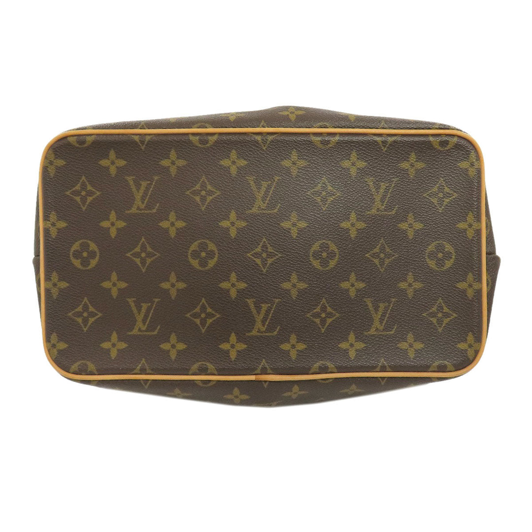 LOUIS VUITTON Tote Bag M40145 Monogram canvas Brown PalermoPM Women Used Authentic