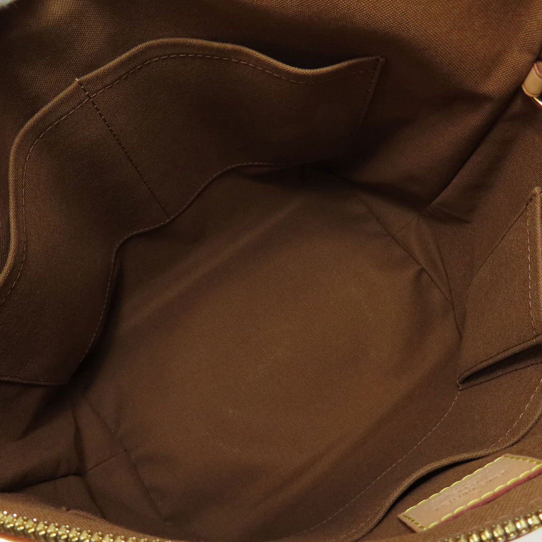 LOUIS VUITTON Tote Bag M40145 Monogram canvas Brown PalermoPM Women Used Authentic