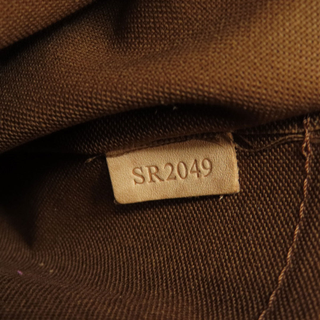 LOUIS VUITTON Tote Bag M40145 Monogram canvas Brown PalermoPM Women Used Authentic