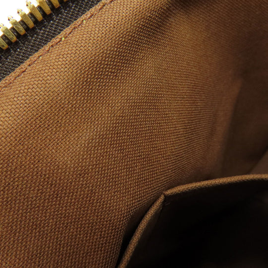 LOUIS VUITTON Tote Bag M40145 Monogram canvas Brown PalermoPM Women Used Authentic