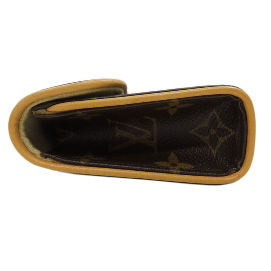 LOUIS VUITTON Hip bag M51855 Monogram canvas Brown Pochette Florentine Women Used Authentic