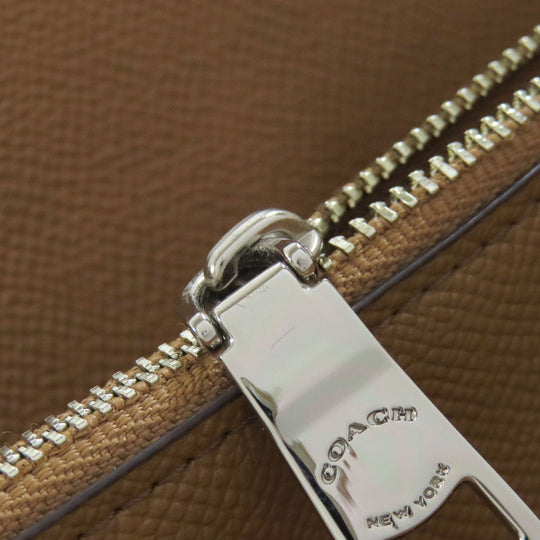 COACH Tote Bag 25137 leather white Charlie Carryall 2WAY Women Used Authentic