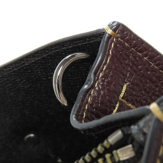 COACH Tote Bag 25137 leather Brown Charlie Carryall 2WAY Women Used Authentic