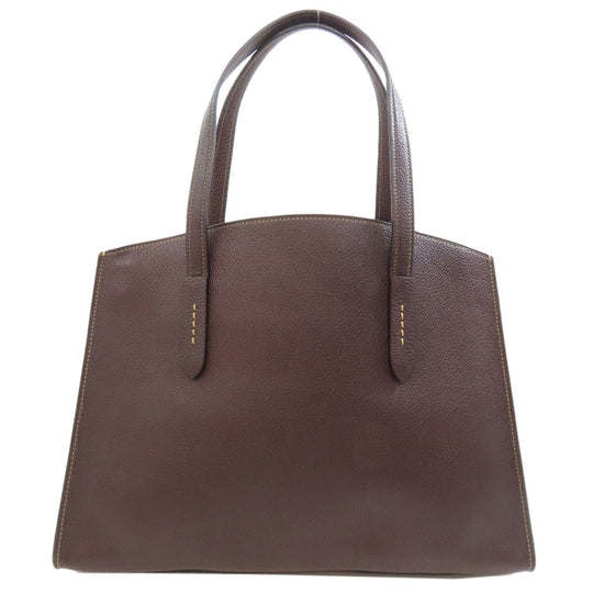 COACH Tote Bag 25137 leather Brown Charlie Carryall 2WAY Women Used Authentic