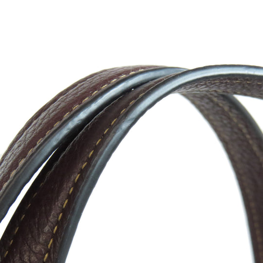 COACH Tote Bag 25137 leather Brown Charlie Carryall 2WAY Women Used Authentic