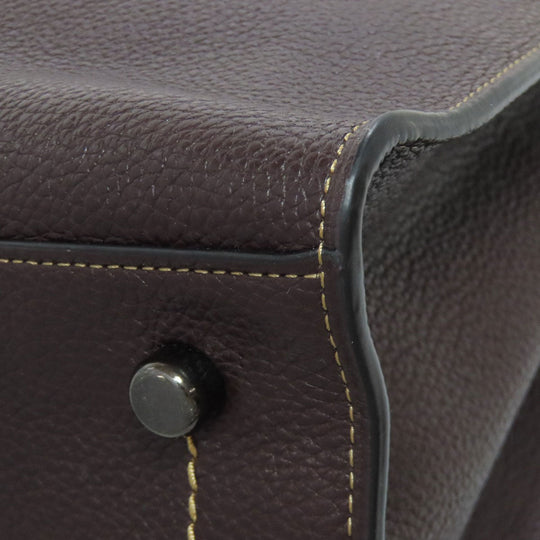 COACH Tote Bag 25137 leather Brown Charlie Carryall 2WAY Women Used Authentic