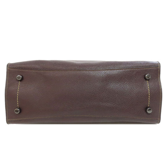 COACH Tote Bag 25137 leather Brown Charlie Carryall 2WAY Women Used Authentic