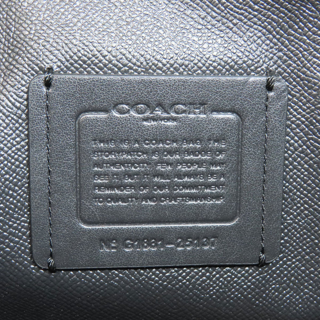 COACH Tote Bag 25137 leather Brown Charlie Carryall 2WAY Women Used Authentic