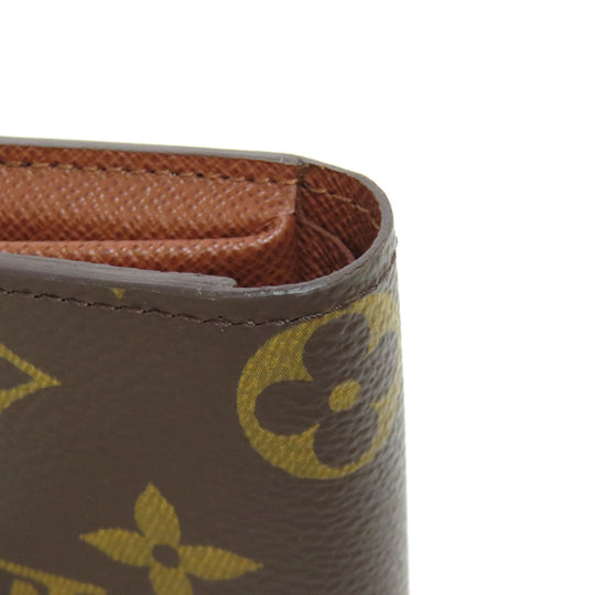 LOUIS VUITTON Bifold Wallet M60045 Monogram canvas Brown Portefeuille Magellan Women Used Authentic