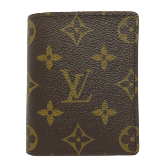 LOUIS VUITTON Bifold Wallet M60045 Monogram canvas Brown Portefeuille Magellan Women Used Authentic