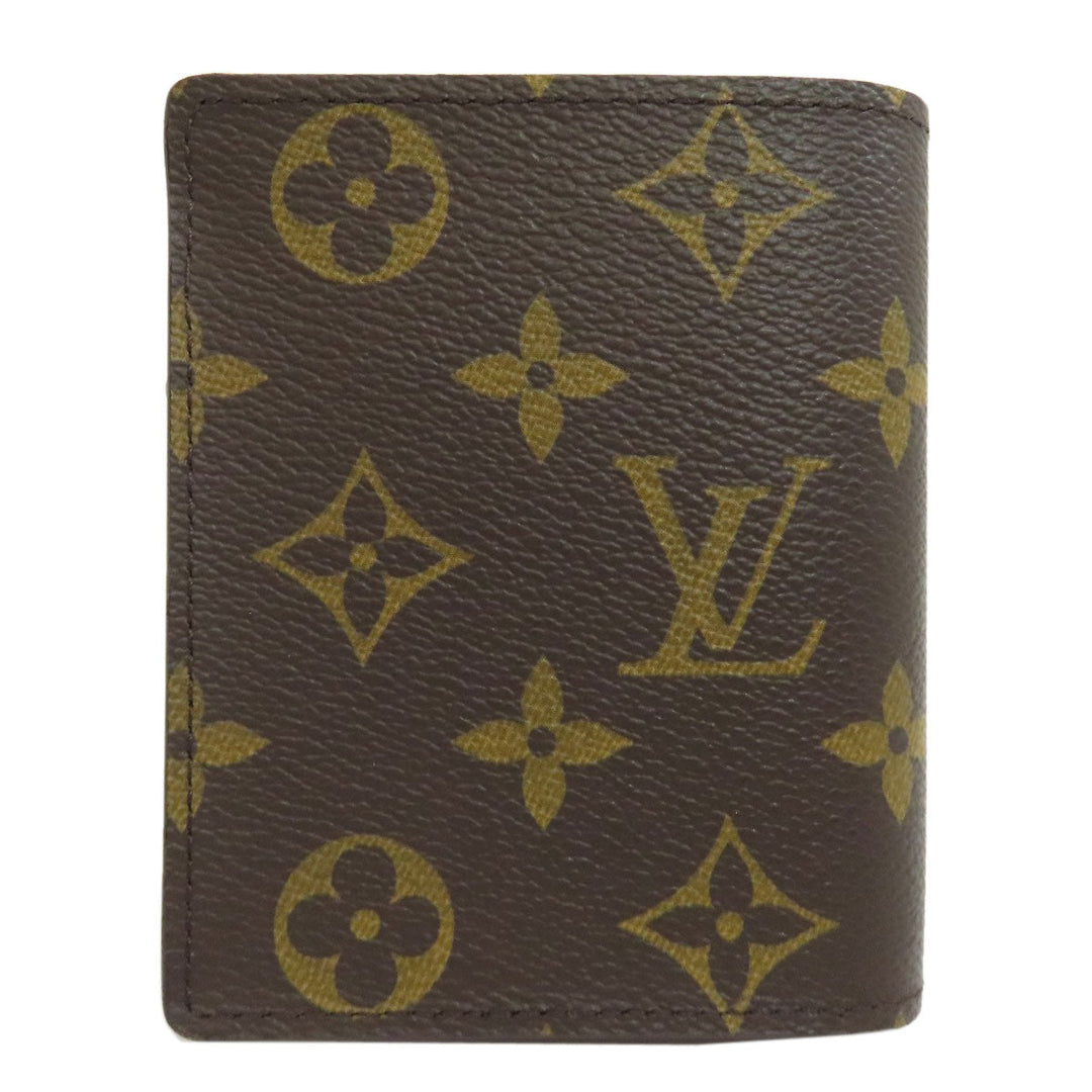 LOUIS VUITTON Bifold Wallet M60045 Monogram canvas Brown Portefeuille Magellan Women Used Authentic