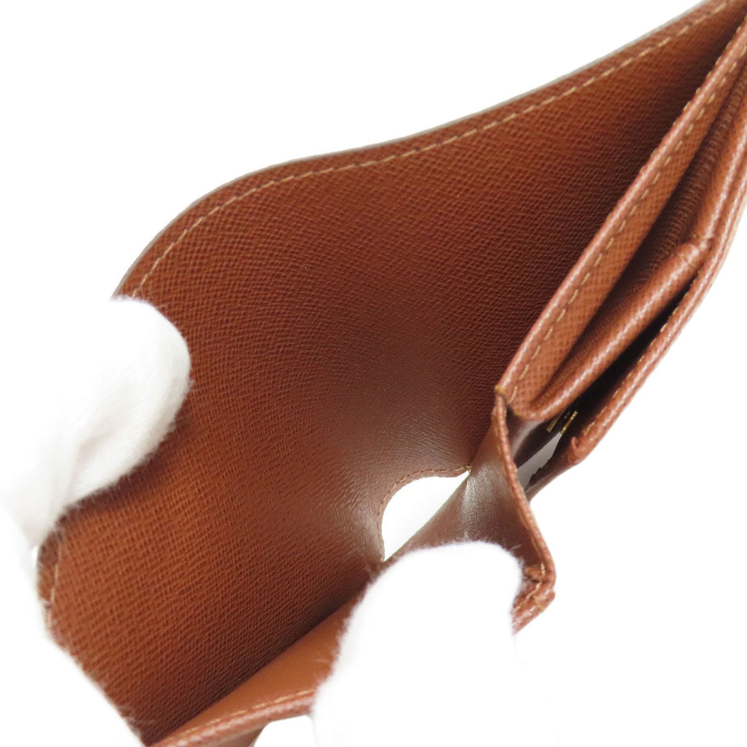 LOUIS VUITTON Bifold Wallet M60045 Monogram canvas Brown Portefeuille Magellan Women Used Authentic