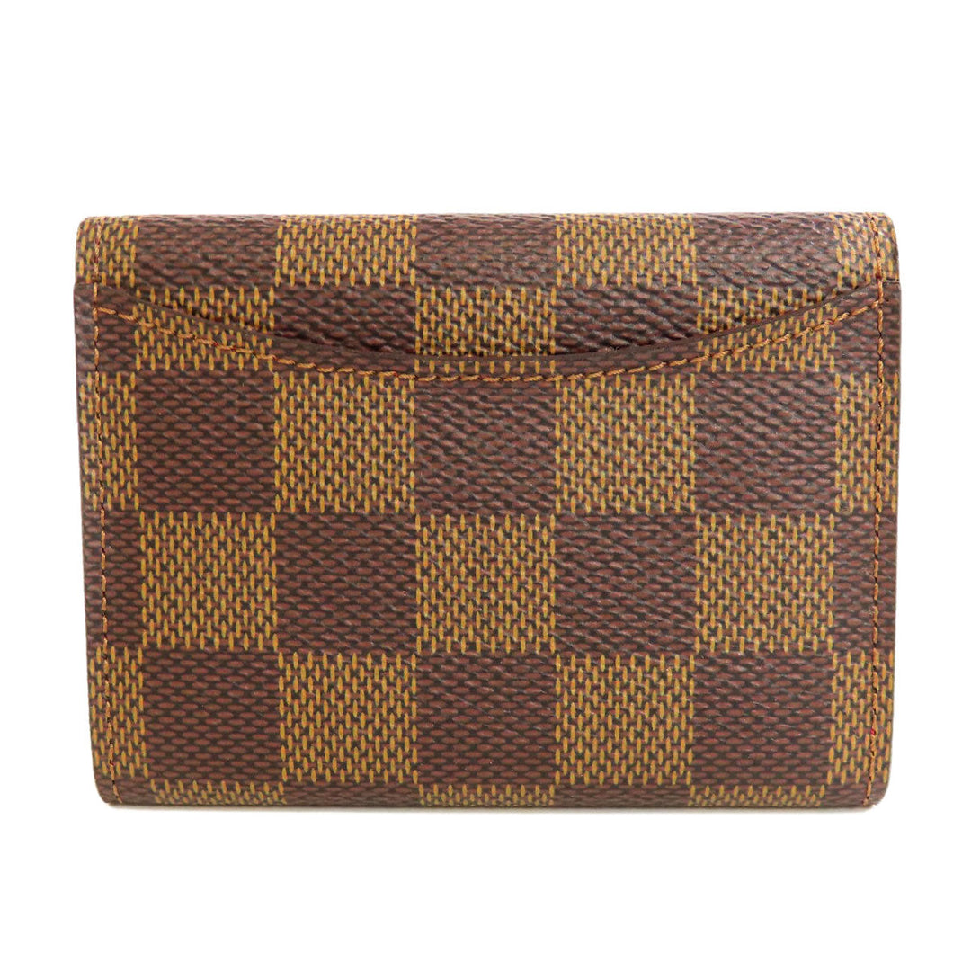 LOUIS VUITTON Coin case N60004 Damier canvas Brown Portomone Koala Women Used Authentic