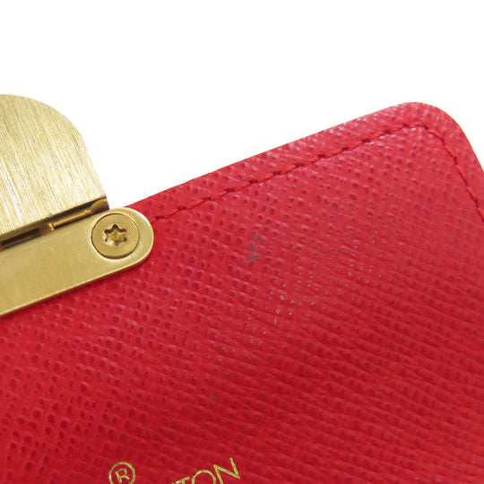 LOUIS VUITTON Coin case N60004 Damier canvas Brown Portomone Koala Women Used Authentic