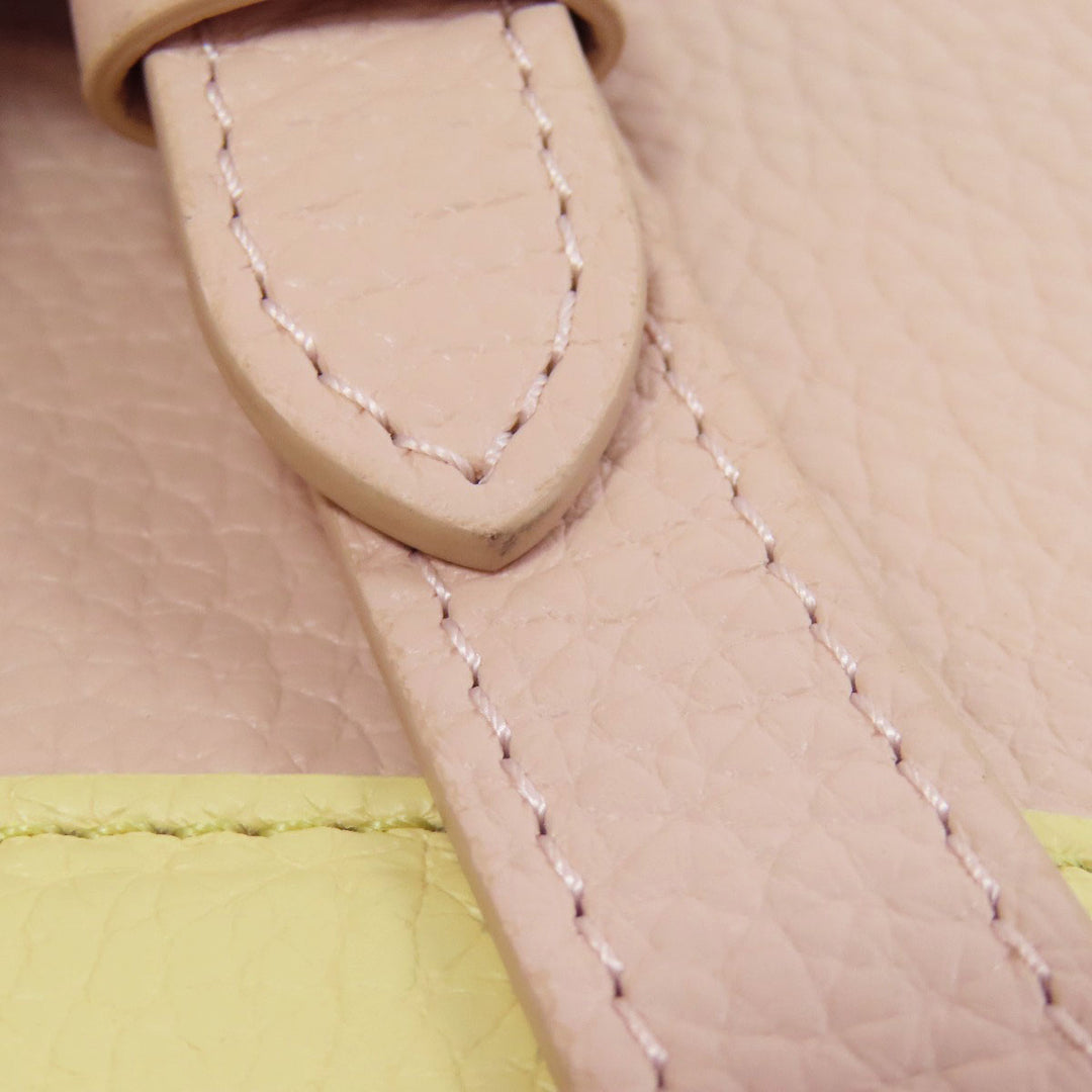 LOUIS VUITTON Handbag M22514 Taurillon Clemence Leather pink Capusine BB Women Used Authentic