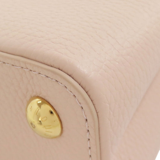 LOUIS VUITTON Handbag M22514 Taurillon Clemence Leather pink Capusine BB Women Used Authentic