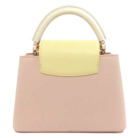 LOUIS VUITTON Handbag M22514 Taurillon Clemence Leather pink Capusine BB Women Used Authentic