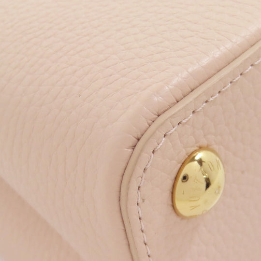 LOUIS VUITTON Handbag M22514 Taurillon Clemence Leather pink Capusine BB Women Used Authentic