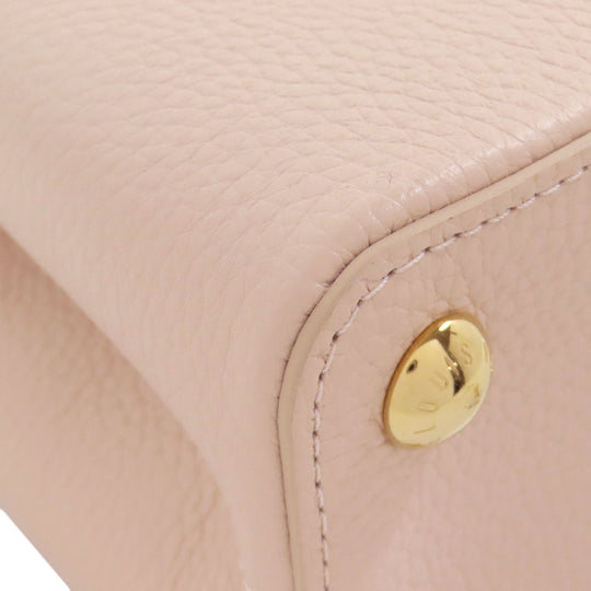 LOUIS VUITTON Handbag M22514 Taurillon Clemence Leather pink Capusine BB Women Used Authentic