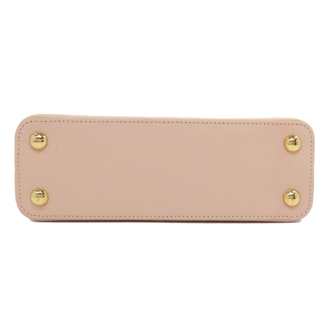 LOUIS VUITTON Handbag M22514 Taurillon Clemence Leather pink Capusine BB Women Used Authentic
