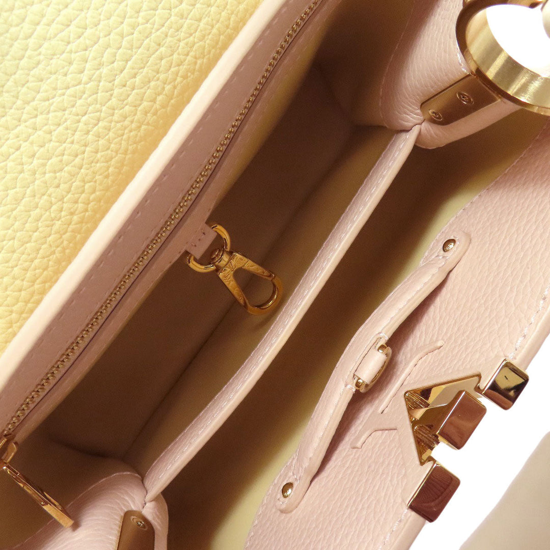 LOUIS VUITTON Handbag M22514 Taurillon Clemence Leather pink Capusine BB Women Used Authentic