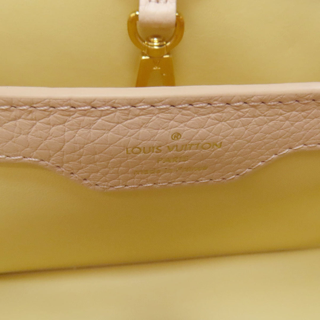 LOUIS VUITTON Handbag M22514 Taurillon Clemence Leather pink Capusine BB Women Used Authentic