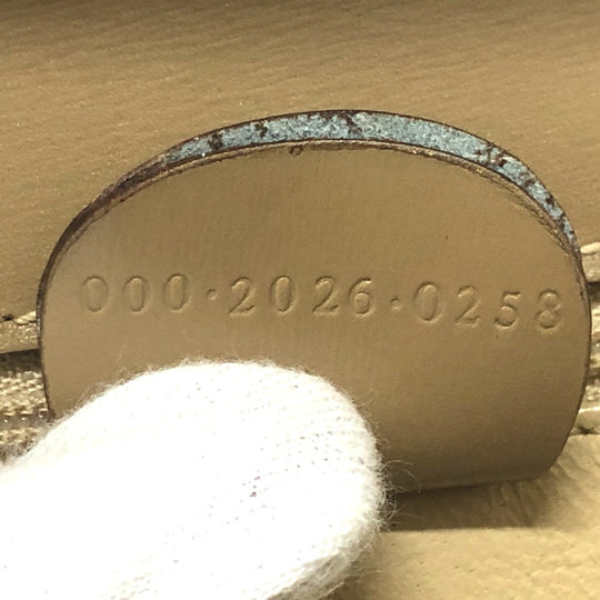GUCCI Handbag leather beige Lock Women Secondhand Authentic