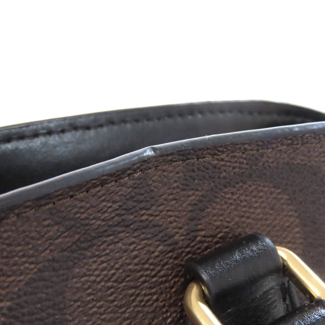 COACH Handbag PVC Brown Signature 2WAY Women Used Authentic