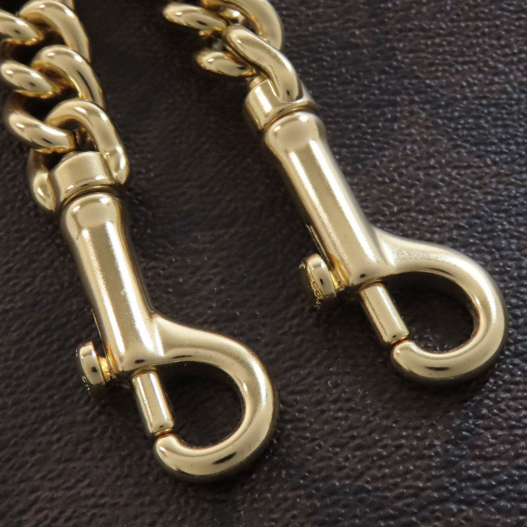 COACH Handbag PVC Brown Signature 2WAY Women Used Authentic