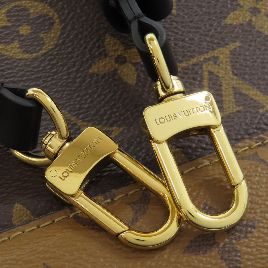 LOUIS VUITTON Handbag M46548 Monogram reverse Brown Tilsitt Women Used Authentic