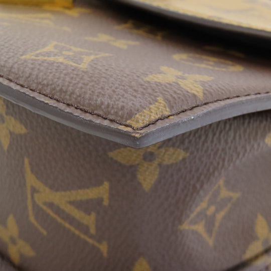LOUIS VUITTON Handbag M46548 Monogram reverse Brown Tilsitt Women Used Authentic