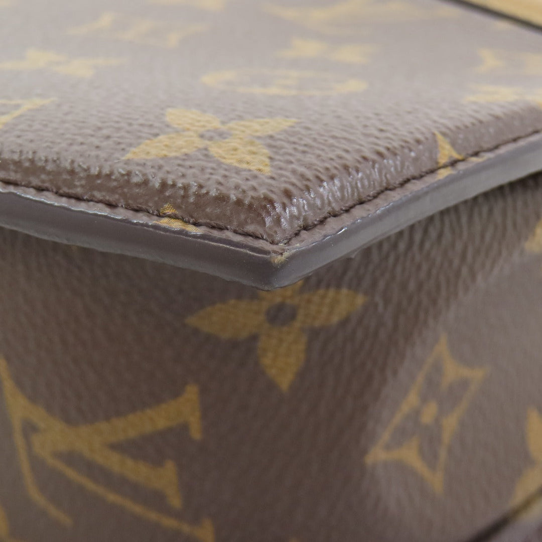 LOUIS VUITTON Handbag M46548 Monogram reverse Brown Tilsitt Women Used Authentic