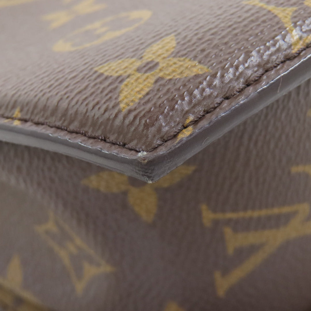 LOUIS VUITTON Handbag M46548 Monogram reverse Brown Tilsitt Women Used Authentic