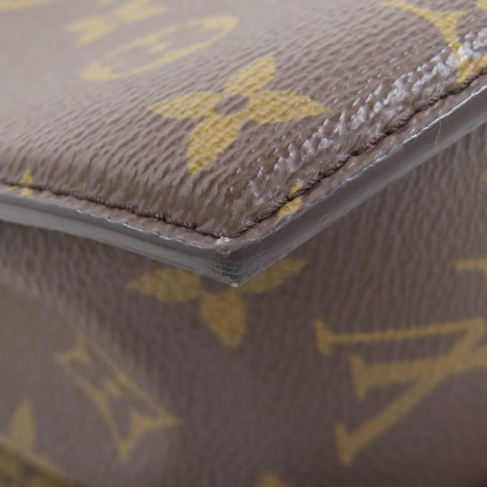 LOUIS VUITTON Handbag M46548 Monogram reverse Brown Tilsitt Women Used Authentic