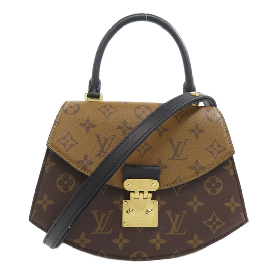 LOUIS VUITTON Handbag M46548 Monogram reverse Brown Tilsitt Women Used Authentic