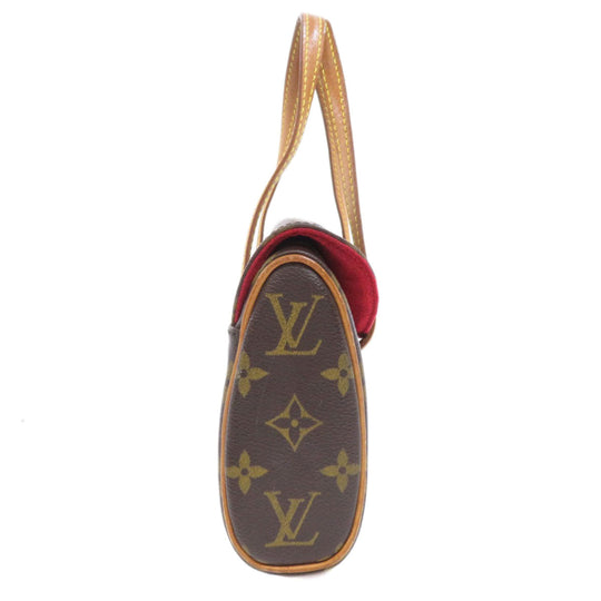 LOUIS VUITTON Handbag M51902 Monogram canvas Brown Sonatine Women Used Authentic