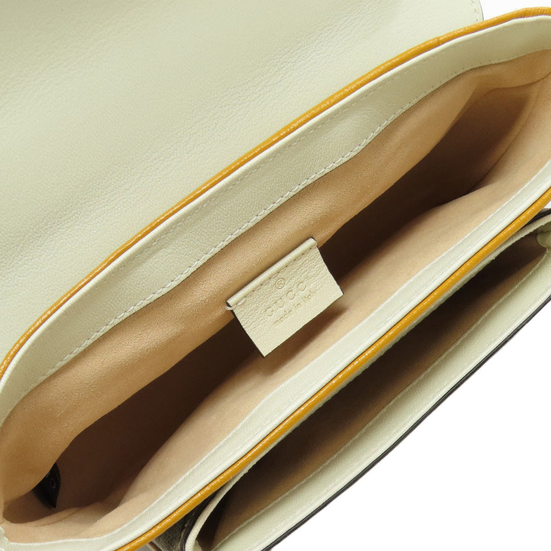 GUCCI Handbag 658487 PVC, Leather Brown GG Supreme 2WAY Women Used Authentic