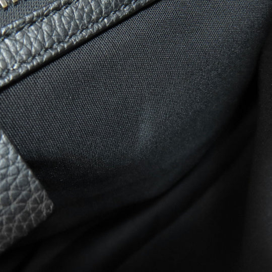 Christian Dior Sling bag canvas Navy Saddle Oblique Women Used Authentic