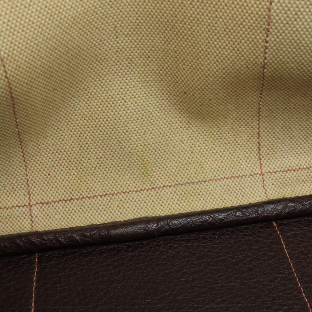 HERMES Tote Bag Tower ash Brown Garden Party PM Maroon SilverMetal Women Used Authentic