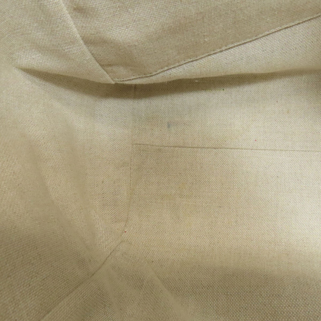 CHANEL Tote Bag canvas beige Deauville Gold Metal