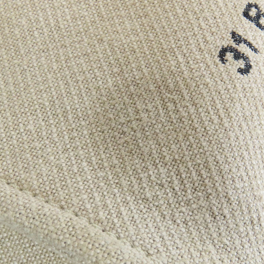 CHANEL Tote Bag canvas beige Deauville Gold Metal
