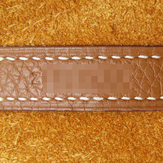 HERMES Handbag Taurillon Clemence Brown Picotin Lock MM Gold SilverMetal