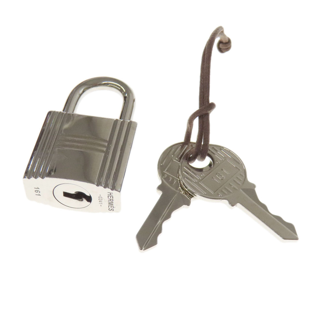 HERMES Handbag Taurillon Clemence Brown Picotin Lock MM Gold SilverMetal