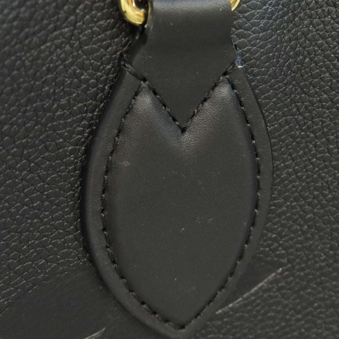 LOUIS VUITTON Tote Bag M45595 Ann Platt black On the Go MM Women Used Authentic